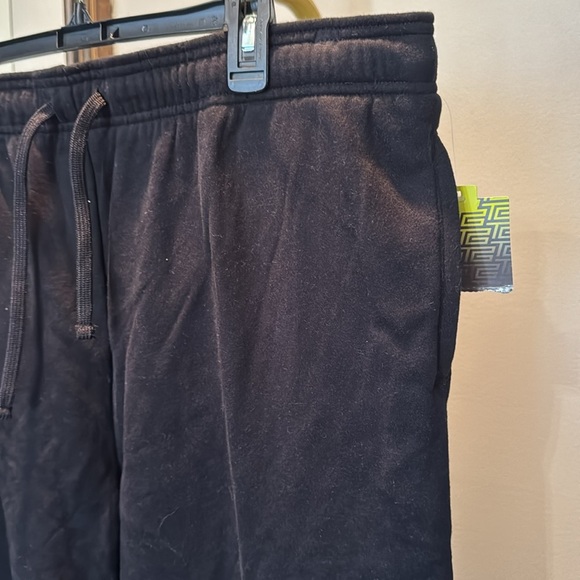 Tek Gear ultra soft fleece men’s Black Sweatpants NWT XXL - Picture 4 of 10